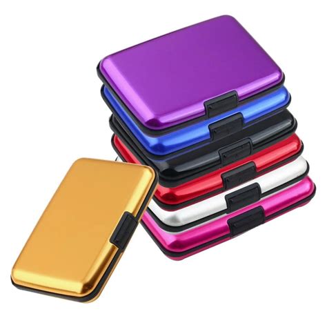 aluminium wallet credit card holder with rfid protection|aluminum card holder wallet.